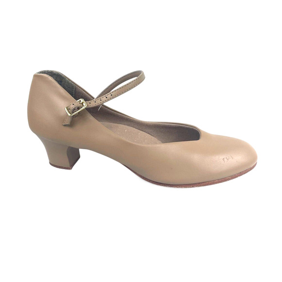 Capezio Shoes - CAPEZIO Jr. Footlight Character Shoe 550 Car Women 10.5M Beige Mary Jane 2" Heel